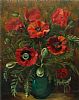 STILL LIFE, POPPIES by R. Grundy at Ross's Online Art Auctions