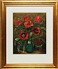 STILL LIFE, POPPIES by R. Grundy at Ross's Online Art Auctions