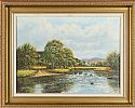 THE GLENELLY RIVER , UPPER BALLINDERRY by John S. Haggan at Ross's Online Art Auctions