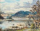 THE QUOILE RIVER IN SPRING by Allan Ardies at Ross's Online Art Auctions