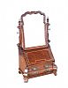 GEORGIAN INLAID MAHOGANY DRESSING TABLE MIRROR at Ross's Online Art Auctions