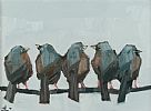 THE MORNING MEETING by Vivek Mandalia at Ross's Online Art Auctions