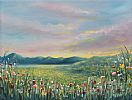WILDFLOWER VIEW by Hayley Huckson at Ross's Online Art Auctions