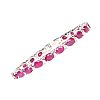 STERLING SILVER RUBY BRACELET at Ross's Online Art Auctions