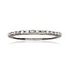 STERLING SILVER DIAMOND BAND at Ross's Online Art Auctions