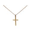 9CT GOLD CROSS & CHAIN at Ross's Online Art Auctions