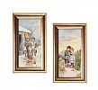 PAIR OF FRAMED DUTCH PLAQUES at Ross's Online Art Auctions
