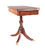 MAHOGANY TURN OVER LEAF TEA TABLE at Ross's Online Art Auctions