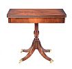 MAHOGANY TURN OVER LEAF TEA TABLE at Ross's Online Art Auctions