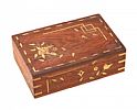 INLAID ROSEWOOD JEWELLERY BOX at Ross's Online Art Auctions