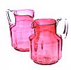 PAIR OF VICTORIAN RUBY GLASS JUGS at Ross's Online Art Auctions