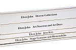 CASED SET OF FOUR VOLUMES ELTON JOHN SOTHEBY'S COLLECTION at Ross's Online Art Auctions