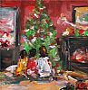 THE CHRISTMAS TREE by Marie Devlin at Ross's Online Art Auctions