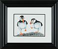 PRANCING PUFFINS by Anne Jolivet at Ross's Online Art Auctions
