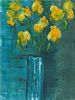 YELLOW IRISES by Harry C. Reid HRUA at Ross's Online Art Auctions