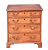 GEORGIAN MAHOGANY BACHELOR'S CHEST OF DRAWERS at Ross's Online Art Auctions