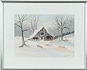A WINTER CABIN by Beatsie McLean at Ross's Online Art Auctions