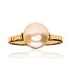 18CT GOLD PEARL RING at Ross's Online Art Auctions