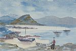 TYING UP THE BOATS by Eileen P. Keane at Ross's Online Art Auctions